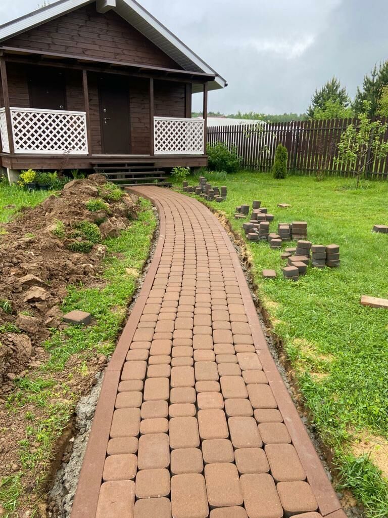Укладка брусчатки